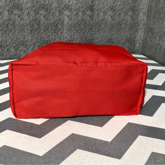 Longaberger Red Tote Bag with Beach Design - Picture 3 of 8